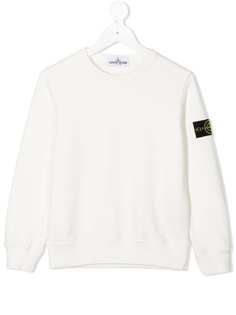 Stone Island Junior толстовка с нашивкой-логотипом
