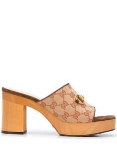 Gucci мюли Houdan 85 с узором GG Supreme