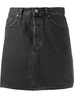 Levis деконструированная джинсовая юбка миди