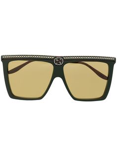 Gucci Eyewear солнцезащитные очки с кристаллами