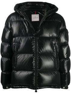 Moncler пуховик с капюшоном