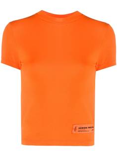 Heron Preston футболка с нашивкой-логотипом