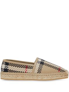 Burberry эспадрильи в клетку