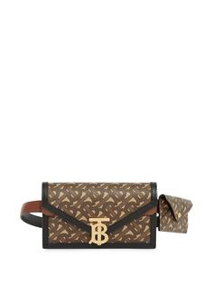Burberry клатч с монограммой