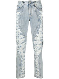 Off-White джинсы с прорезями