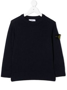 Stone Island Junior джемпер с нашивкой-логотипом