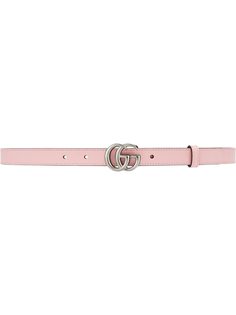 Gucci узкий ремень с пряжкой Double G