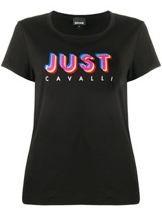 Just Cavalli футболка с круглым вырезом и логотипом