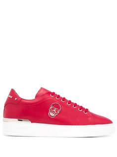 Philipp Plein кеды с аппликацией Skull