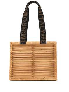 Fendi Pre-Owned сумка-тоут из рафии