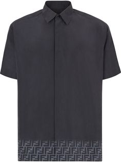 Fendi рубашка с логотипом FF
