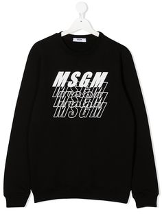 Msgm Kids свитер с логотипом