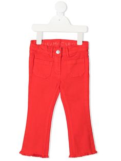 Stella McCartney Kids расклешенные джинсы скинни
