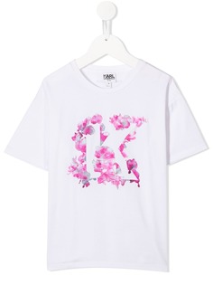Karl Lagerfeld Kids футболка с логотипом