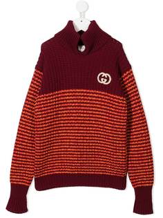Gucci Kids джемпер с вышивкой