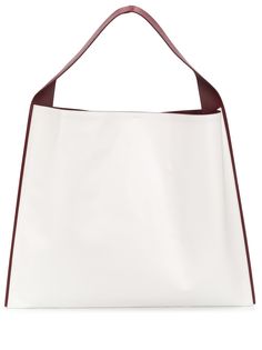 Jil Sander сумка на плечо с контрастной окантовкой