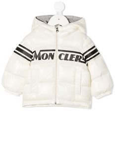 Moncler Enfant пуховик с капюшоном