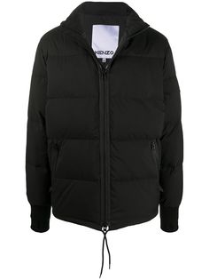 Kenzo пуховик с нашивкой