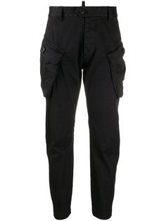 Dsquared2 брюки карго с объемными карманами