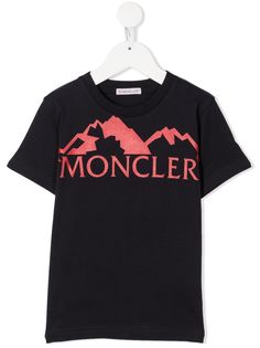 Moncler Enfant футболка с логотипом