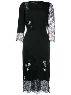 Ermanno Scervino платье с кружевными вставками