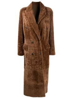 Simonetta Ravizza двубортное пальто Paula