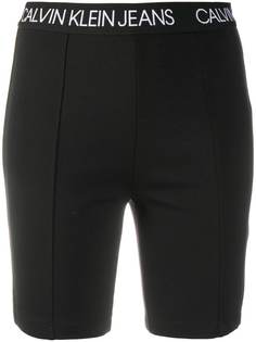 Calvin Klein Jeans облегающие шорты с логотипом