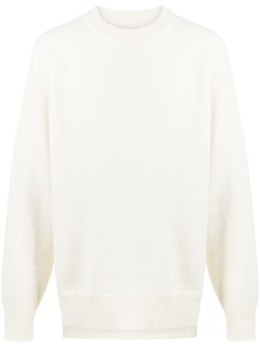 Jil Sander свитер с асимметричным подолом