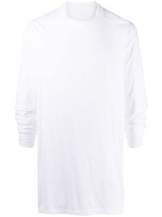 Rick Owens DRKSHDW длинная футболка с круглым вырезом