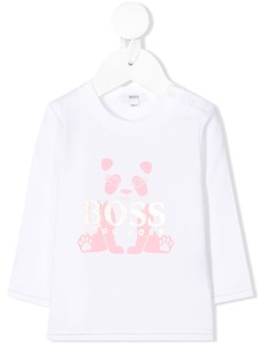 BOSS Kidswear футболка с принтом Panda