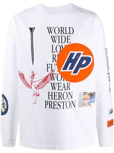 Heron Preston футболка с логотипом