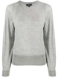 Theory кашемировый джемпер с круглым вырезом
