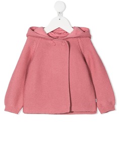 Stella McCartney Kids кардиган на пуговицах с ушками на капюшоне