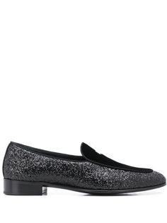 Giuseppe Zanotti лоферы Rudolph с блестками