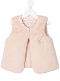 Chloé Kids жилет из искусственного меха