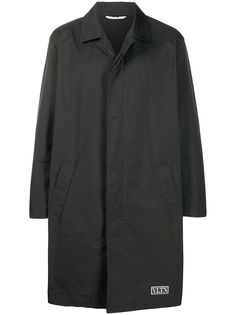 Valentino однобортное пальто длины миди