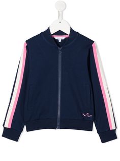 The Marc Jacobs Kids спортивная куртка с отделкой в полоску