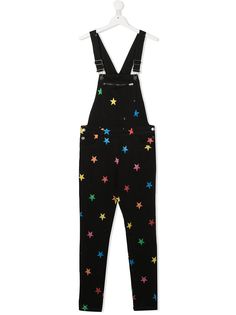 Stella McCartney Kids джинсовый комбинезон Glitter Stars