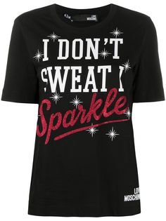 Love Moschino футболка с надписью