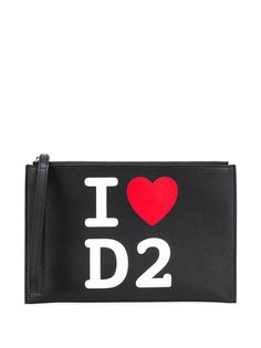 Dsquared2 клатч I Heart D2