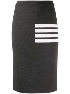 Thom Browne юбка-карандаш с полосками 4-Bar