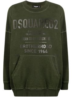 Dsquared2 толстовка с принтом Born To Be A Fighter