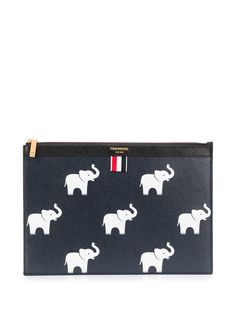 Thom Browne клатч с принтом