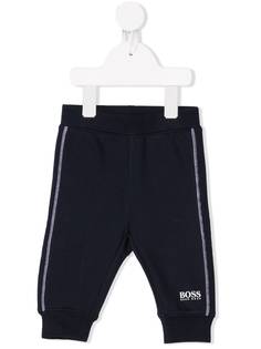BOSS Kidswear спортивные брюки с декоративной строчкой
