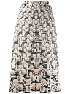 Ports 1961 юбка миди с геометричным принтом