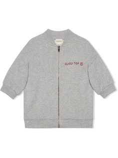 Gucci Kids бомбер с принтом