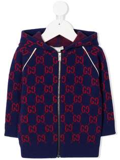 Gucci Kids худи с логотипом GG