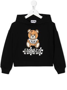 Moschino Kids худи Teddy Bear с логотипом