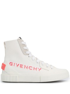 Givenchy высокие кеды на шнуровке