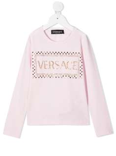 Versace Kids футболка с логотипом